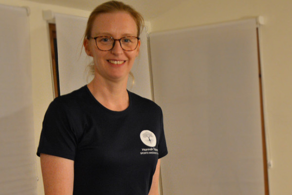 Hannah Tabram in her Kenninghall treatment room