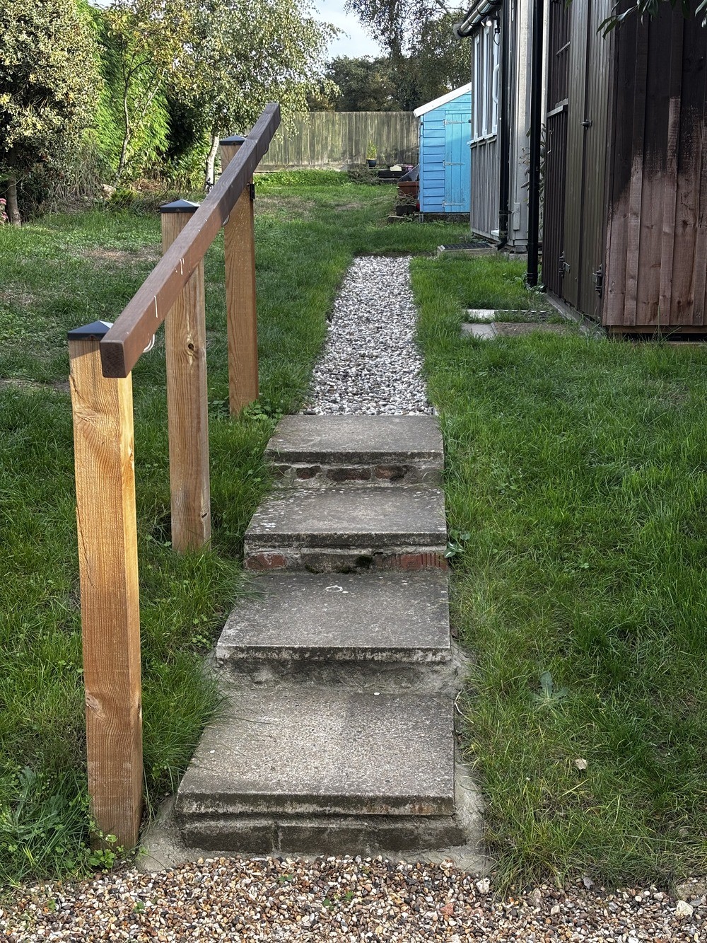 Step access illustration, Hannah Tabram Kenninghall treatment room